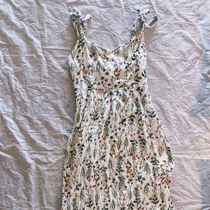 White Floral Sundress